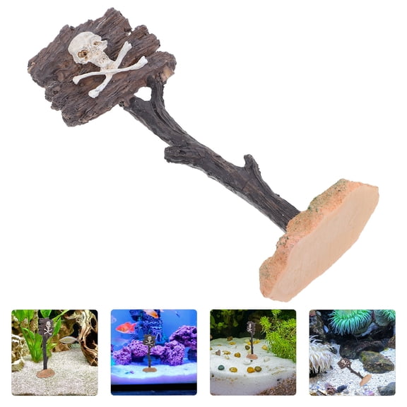 RENACLIPY Aquarium Statue Decorations Fish Tank Decor Resin Multi 1Pcs
