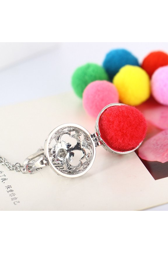 Scent Diffuser Necklace Essential Oils Diffuser Locket Copper 1 Set