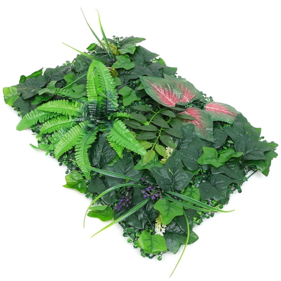 RENACLIPY Faux Green Plant Wall Panels for Shop, Restaurant, and Home Decor Background, Artificial Leaf Wall Covering