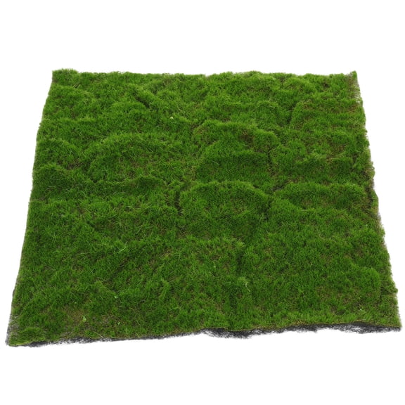 RENACLIPY Artificial Moss Mat Green High Realism Soft Faux Grass Decor for Indoor Outdoor Garden Landscaping