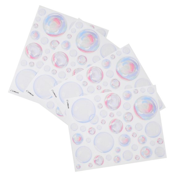 RENACLIPY Assorted Color Bubble Pattern Wall Decals Easy Application for Home and Party Decoration