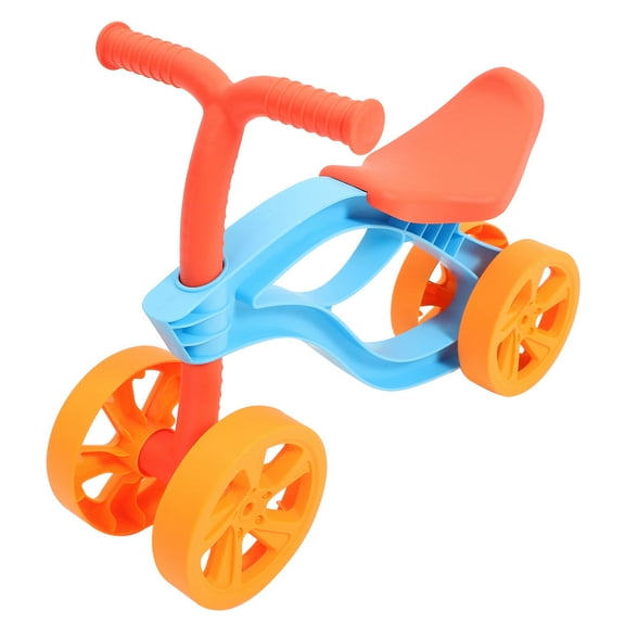 RENACLIPY 1Pcs Multi Plastic Miniature Bike for Children with Stability Enhancement for Indoor Play