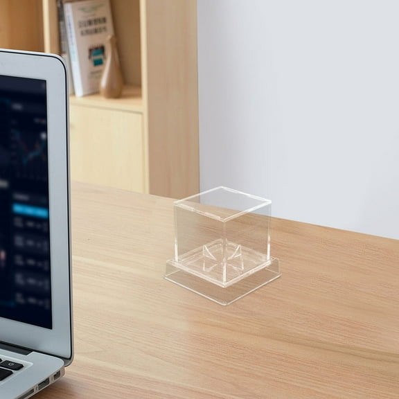 RENACLIPY Clear Acrylic Display Case Box for Baseball and Tennis , Universal Fit Protective Sports Holder