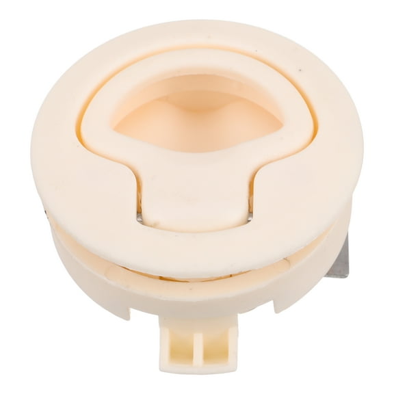 RENACLIPY Beige Nylon Boat Door Latch Pull Ring Durable Marine Hatch Lock Flush Latch for Rv and Camper Cabinets