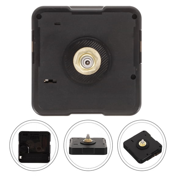 RENACLIPY High Precision Black Clock Movement Replacement for DIY Wall Clock Repair