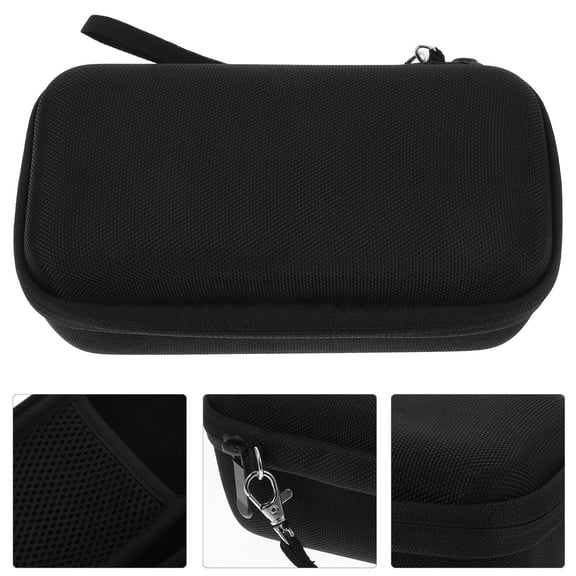 RENACLIPY Black Multimeter Bag Portable Tool Organizer Case with Protective Pockets for Storage and Easy Carry