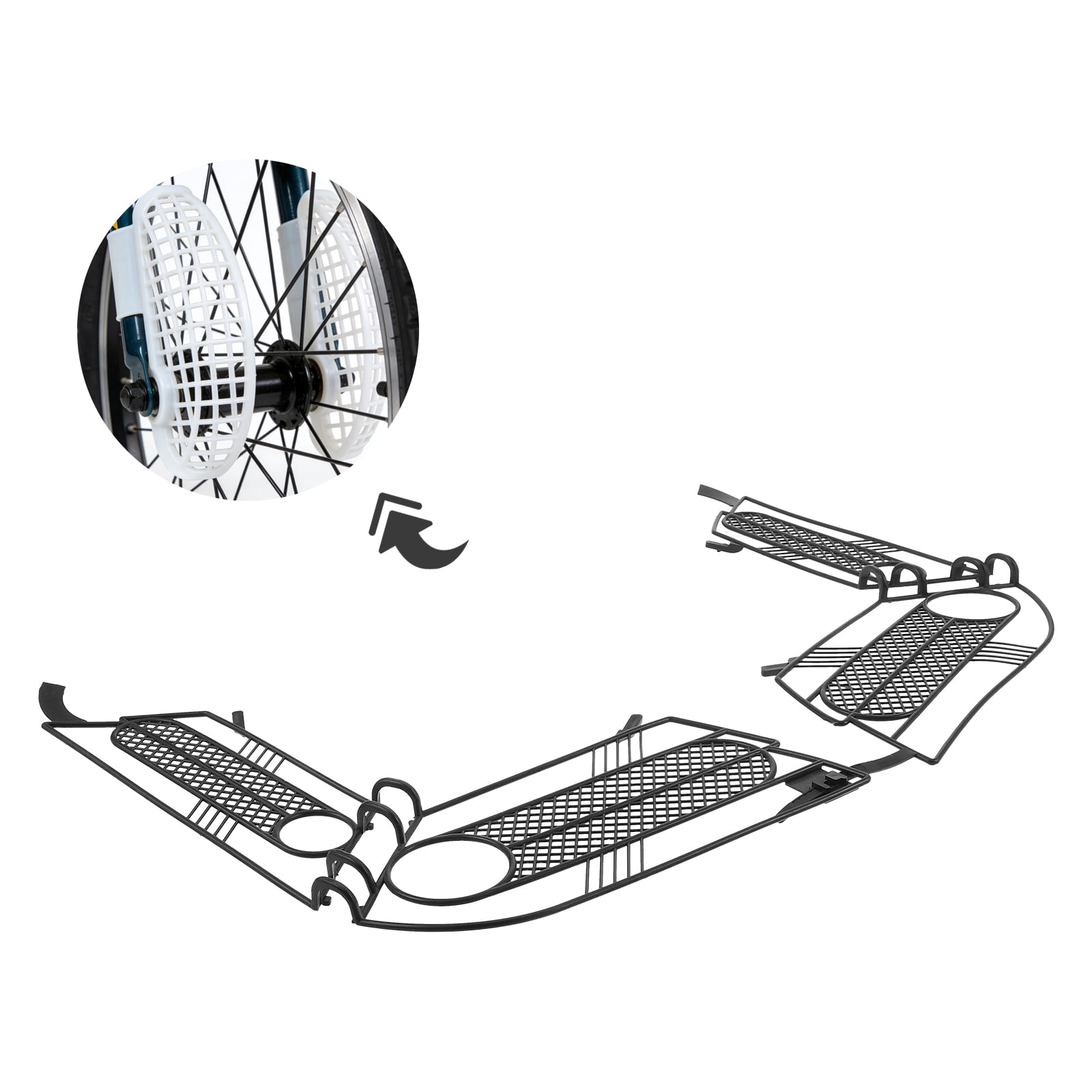 RENACLIPY Bike Rear Wheel Protective Mesh Guard for Commuters and ...