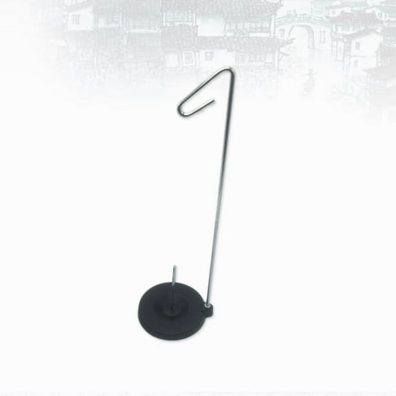 RENACLIPY Black Metal Thread Rack Organizer for Sewing Storage Holds 1 Spool Cone with Freestanding Legs