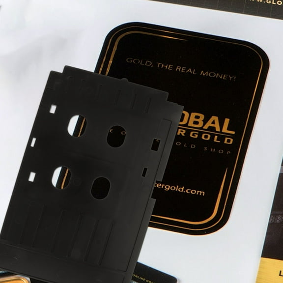RENACLIPY Professional Black PVC ID Card Tray Holder, and Lightweight, 1 Piece for Secure Card Storage