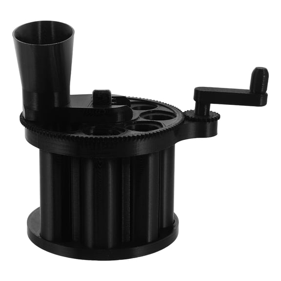 RENACLIPY Black Plastic Desktop Coin Sorter Manual High Speed for Office Use
