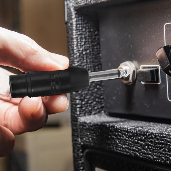 RENACLIPY Black Stereo 3 Pin Audio Adapter for Microphone and Headphone with Wide Compatibility