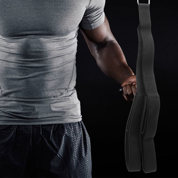 RENACLIPY Fitness Pull Rope Black Polyester for Tricep Press Downs and Rope Hammer Curls