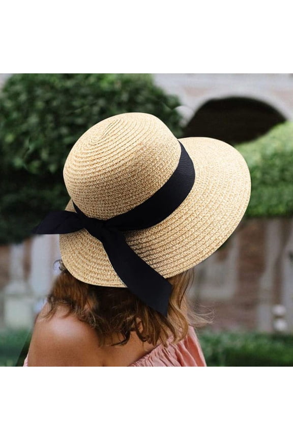 Breathable Fashionable Bucket Hat Beige Paper Grass 1Pcs Comfortable For Women Outdoor Activities