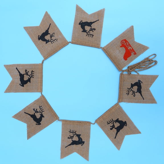 RENACLIPY Christmas Reindeer Sled Wall Decoration, Assorted Colors, Reusable Holiday Ornament for Home and Office