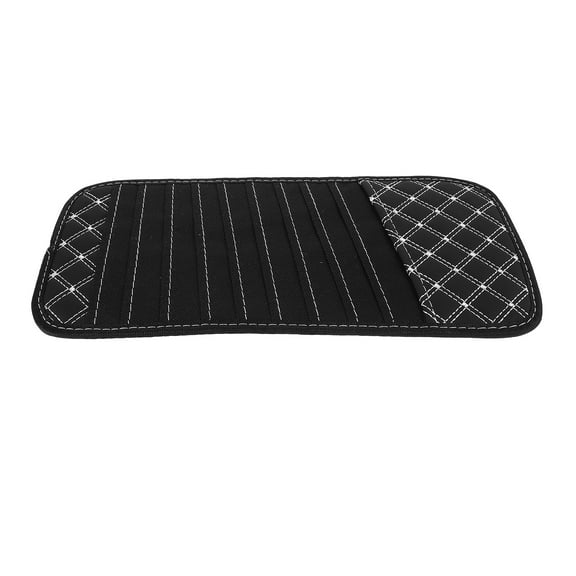 RENACLIPY Car Disc Pack Holder with Sun Visor Storage Case Durable Multi Use for Vehicle Interior