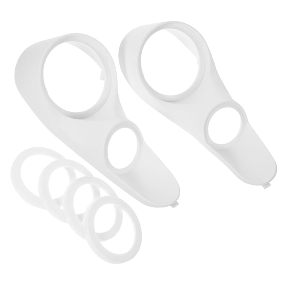 RENACLIPY White Car Speaker Spacer 1 Pair for Interior Upgrade and Improved Sound Quality Enhancement