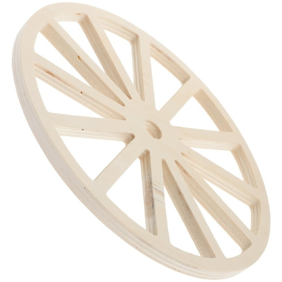 RENACLIPY Western Style Wood Craft Decorative Beige Piece for Home and Office, 1 Pc