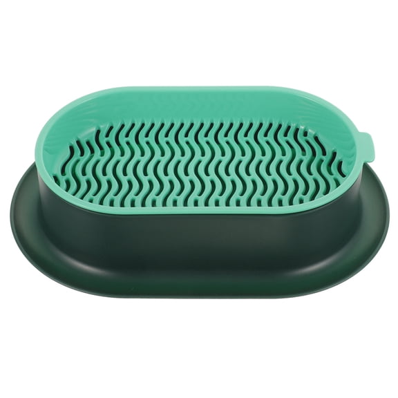 RENACLIPY Cats Grass Hydroponic Box Dark Green 1Pack 7.4x4.8in