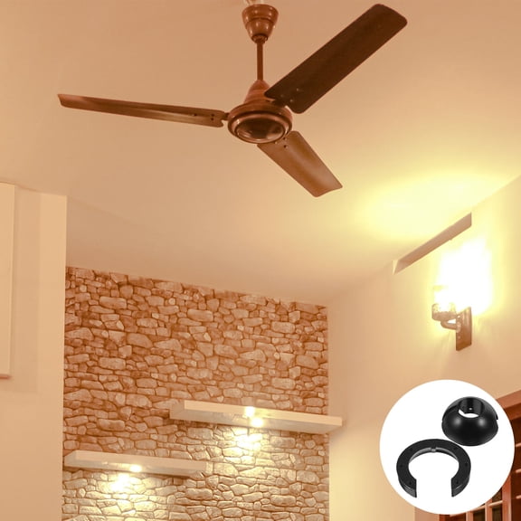 RENACLIPY Durable Black Ceiling Fan Mount Brackets for Home Safety 1Set