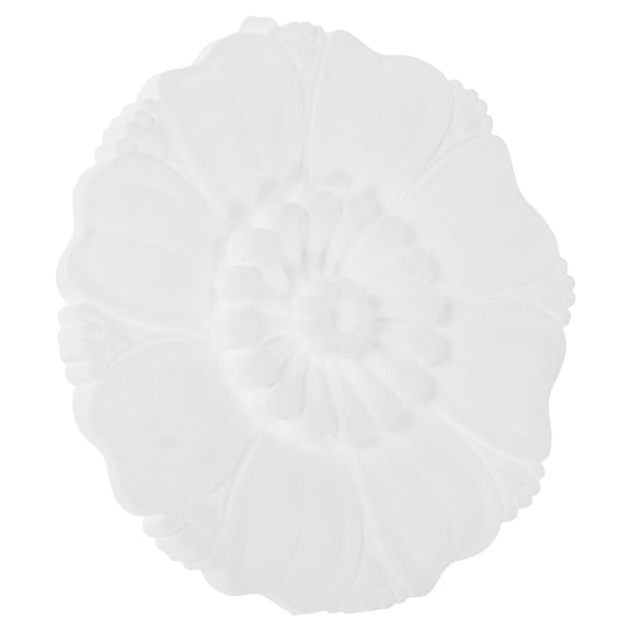 RENACLIPY Ceiling Fan Medallion White Plastic Decorative Light Fixture Ring