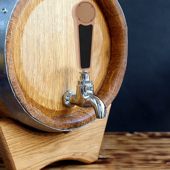 RENACLIPY Chalkboard Wooden Beer Tap Handle Compatible with Kegerator Faucets for Home and Bar Use