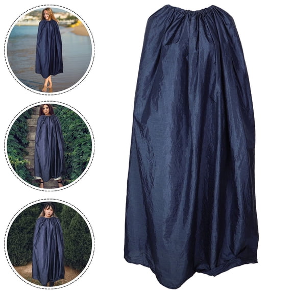 RENACLIPY Changing Tent Portable Changing Room Navy Nylon Simple Bathing Function for Dancer Beachgoers 1Set