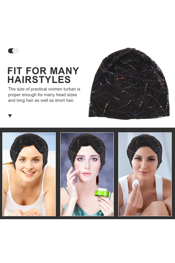 Chemo Cold Cap Plush Hat Black Multi-Functional Cooling Cap for Chemotherapy 1 Pack