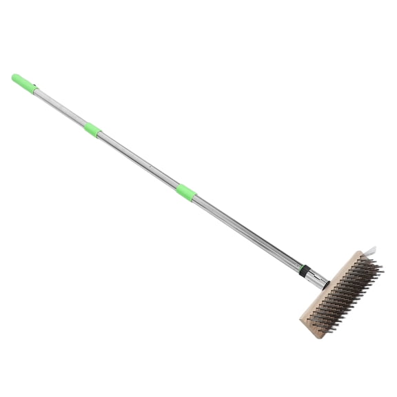 RENACLIPY Compact Fireplace Hearth Brush with Wire for Stove , Chimney Cleaning and Fireplace Maintenance