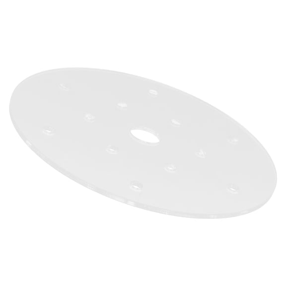 RENACLIPY Round Clear Acrylic Fish Aquarium Lid Cover with Anti Jumping Mesh Screen