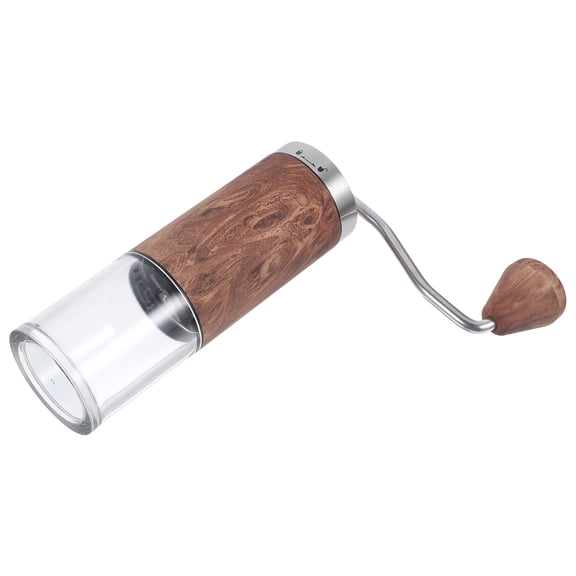 RENACLIPY Manual Coffee Portable Ceramic Burr Mill for Home and Travel Light Brown