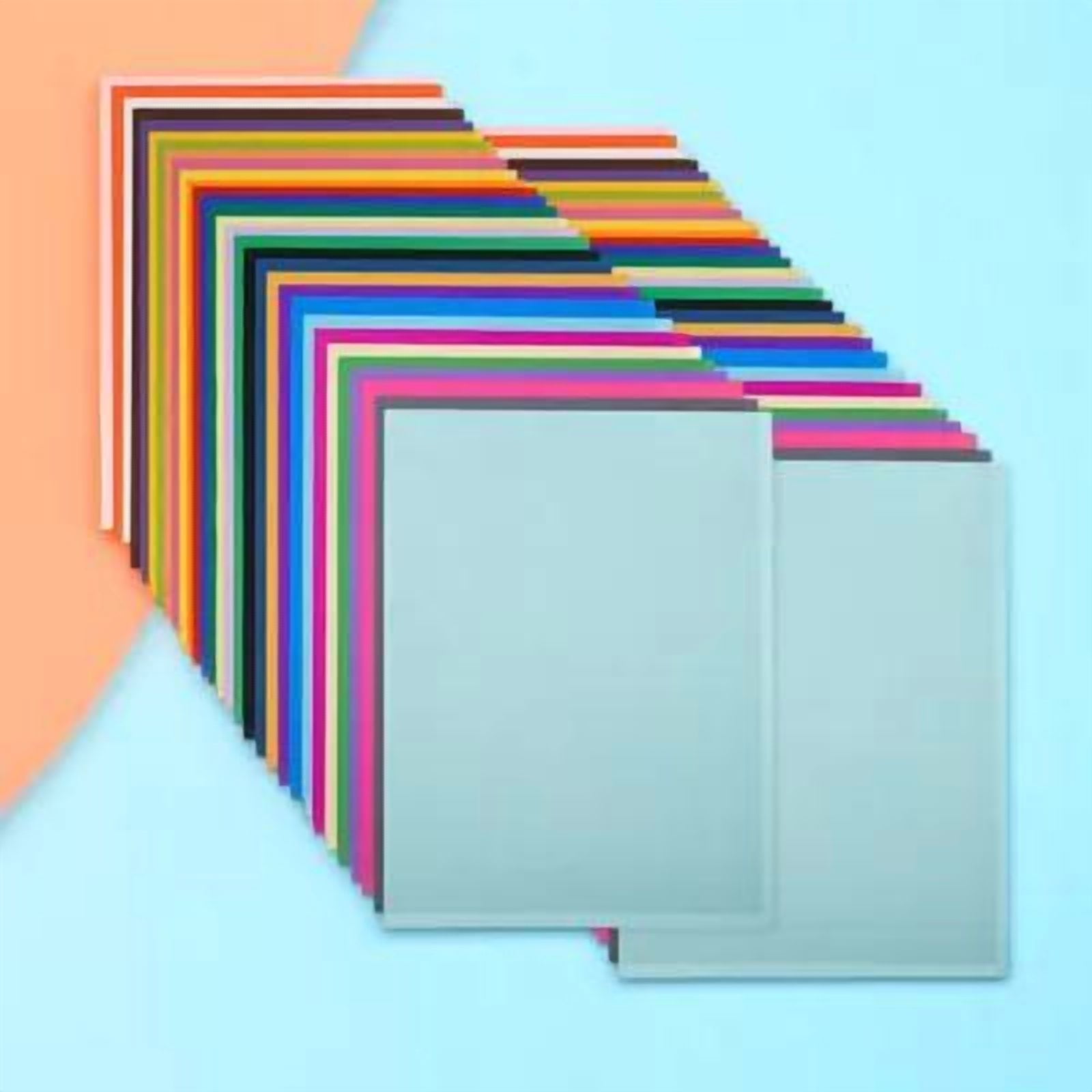 RENACLIPY Multi-Color Cardstock Paper Sheets, Thick and for Painting, Crafts, Scrapbooking, Projects and Art