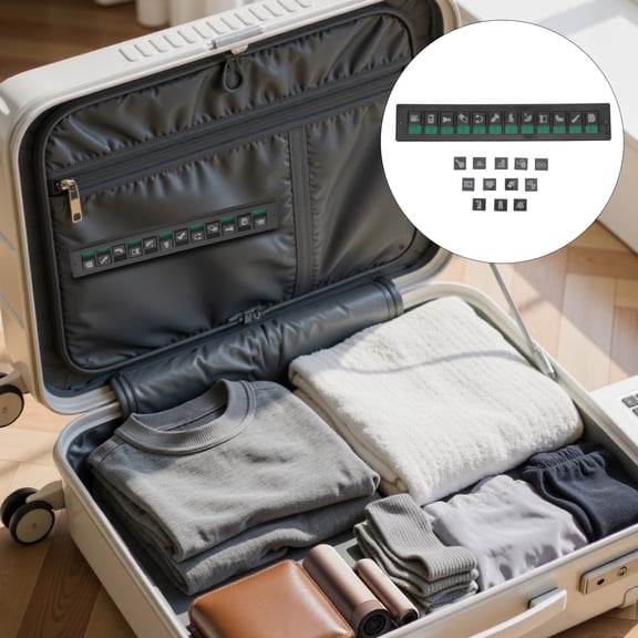 RENACLIPY Slider Packing Organizer Board Black for Moving Use with Compact Portable Checklist and Box Labels