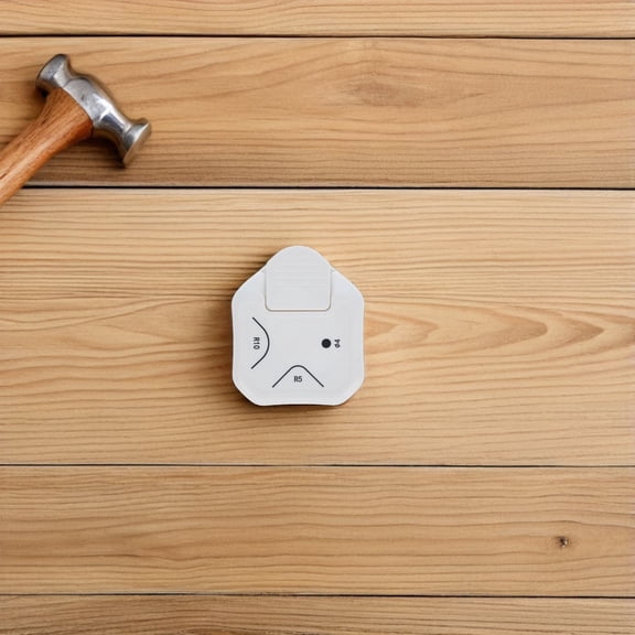 RENACLIPY Corner Rounder Punch with Embossing, White Plastic and Metal, Ideal for Scrapbooking, Card Making, and Crafting Projects