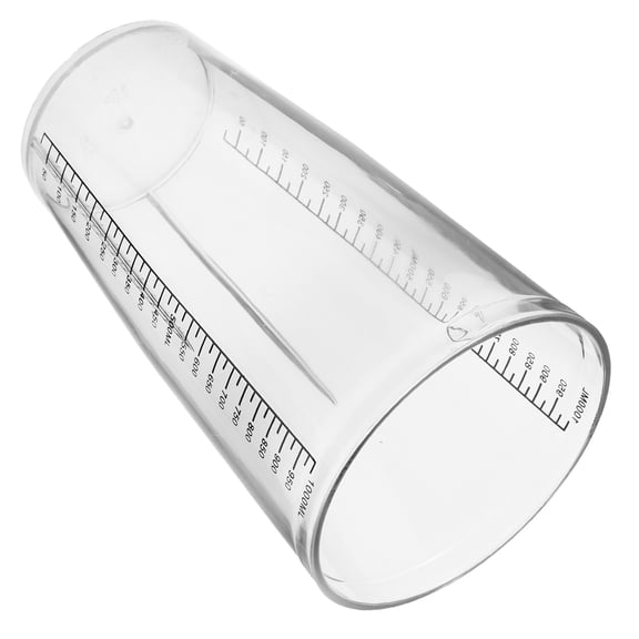 RENACLIPY Transparent Plastic Blender Replacement Cup with Clear Graduated Markings for Smoothies and Juices At Home