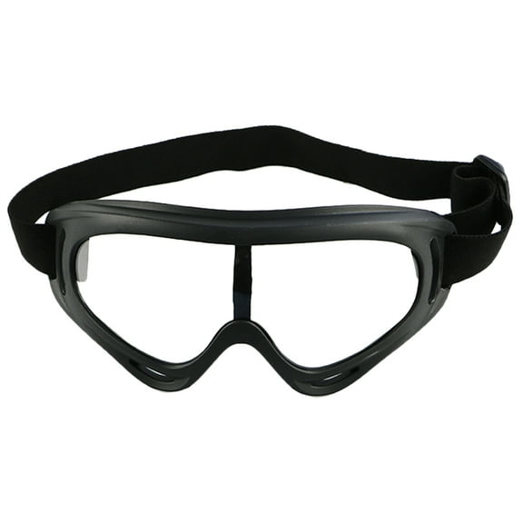 RENACLIPY Cycling Goggles Protective Glasses Black PC Fog Proof for Paintball 1Pack