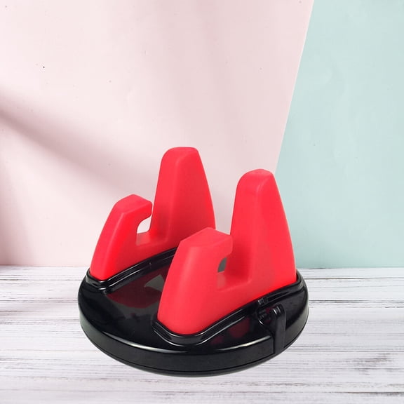 RENACLIPY Dash Mount for Cell Phone Mobile Phone Navigation Support Holder Silicone Red 1Pack