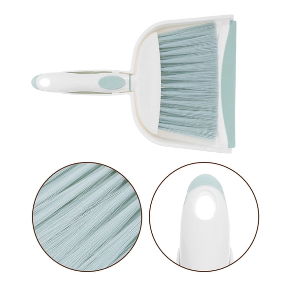 RENACLIPY Mini Whisk Broom and Dustpan Set, Lightweight Handheld Cleaning Brush for Home, Car, Office Use