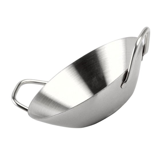 RENACLIPY Dip Dish Stainless Steel Dipping Plate for Food Shops and Home Use 1Pack