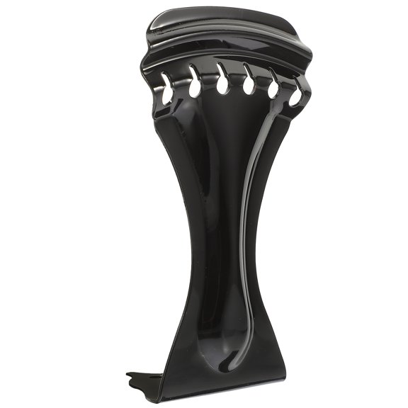 RENACLIPY Dobro Guitar Tailpiece Black Metal 6 String Replacement for Echo and Resonator Guitars