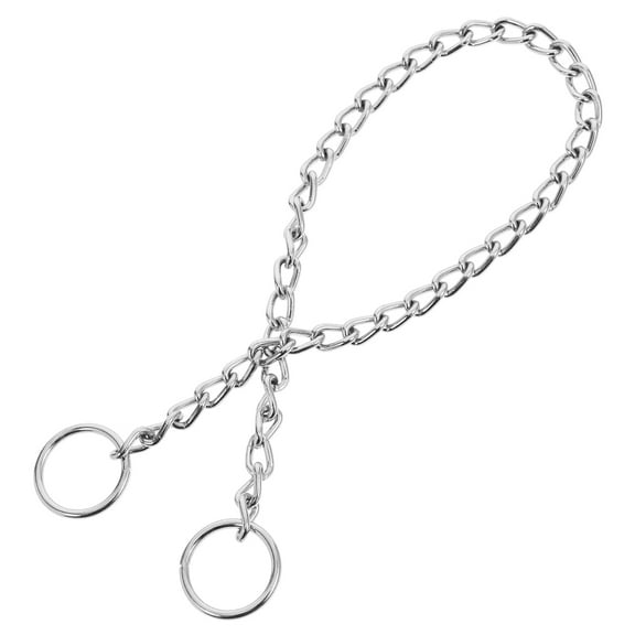 RENACLIPY Dog Chain Dog Collar Necklace Chrome Plating 1Set Adjustable Use