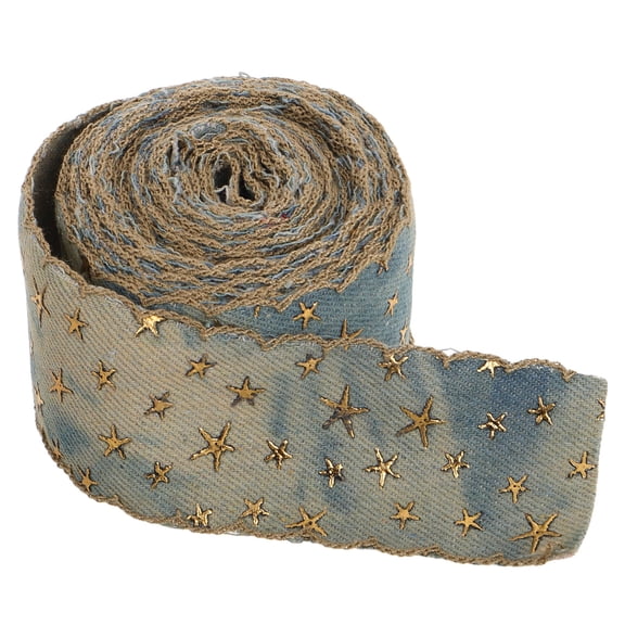 RENACLIPY Multi-Color Polyester Drapery Trim Ribbon for Curtains, 1 Roll - Perfect for Sewing, Crafting, Projects, and Fashion Accessories