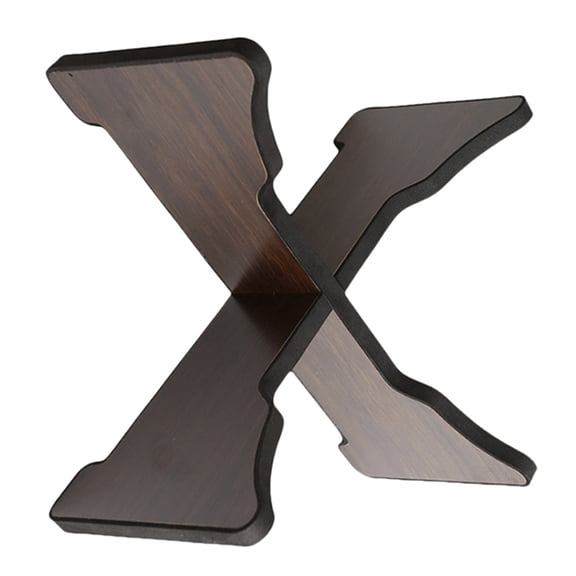 RENACLIPY Drum Display Rack Tongue Drum Wooden Stand Wood Brown 1Pcs