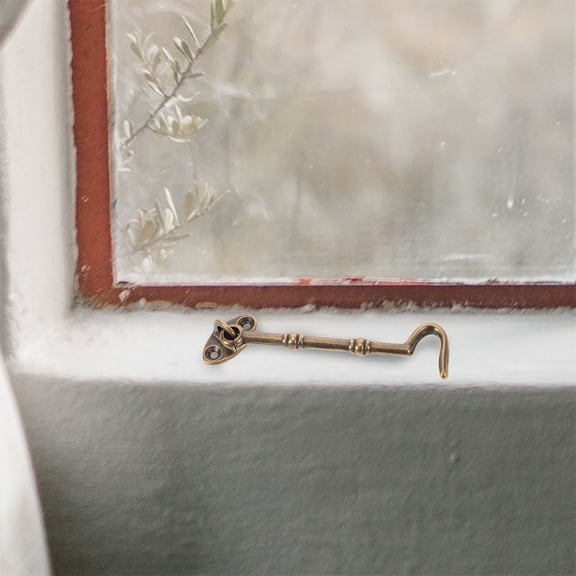 RENACLIPY Brass Door Latch with Rotating Design, Coffee Finish for Easy Installation and Secure Closure
