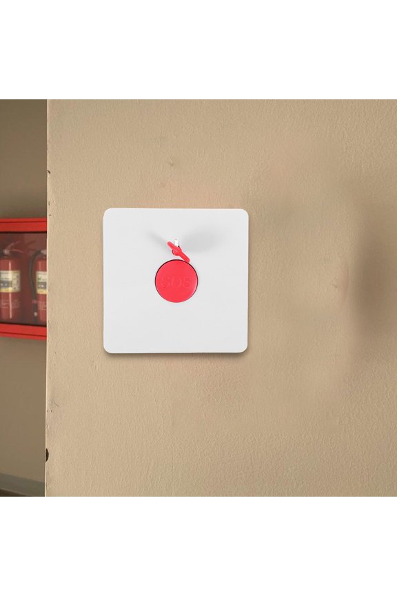 Manual Fire Alarm Reset White Emergency Call Button for Car Use