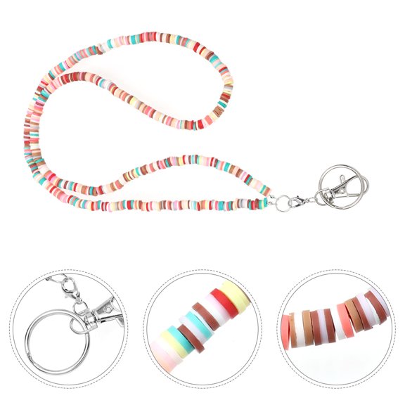 RENACLIPY Lightweight Polymer Clay Lanyard for Cell Phone, Keys, Badge Holder - , Stylish, Multi-Use Accessory