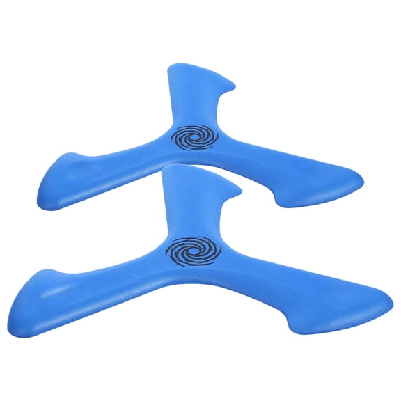 RENACLIPY Durable Soft Blue Boomerang Ideal for Beach Sports and Outdoor Enjoyment
