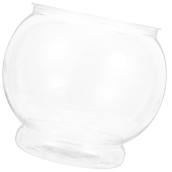 RENACLIPY Sturdy Transparent Desktop Fish Bowl Chic Fish Container for Home Decor