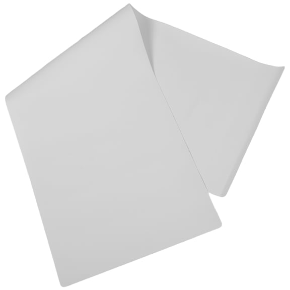 RENACLIPY Durable White PU Desk Mat for Makeup Table Nonslip Heatproof Vanity Surface Protector