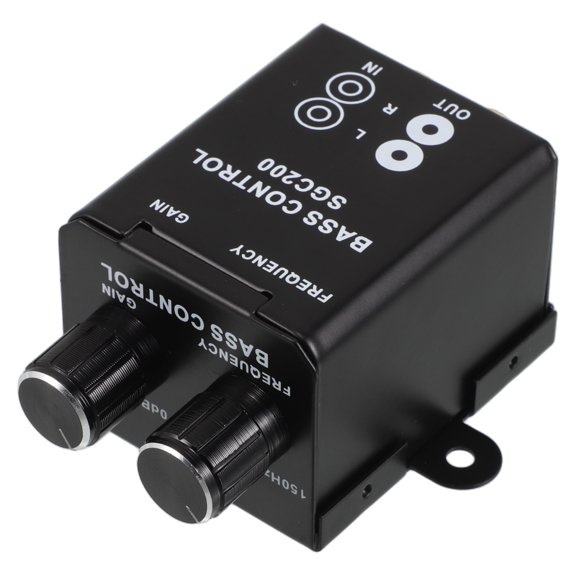 RENACLIPY Easy Install Rca Bass Knob for Car Audio Amplifiers with Volume Control