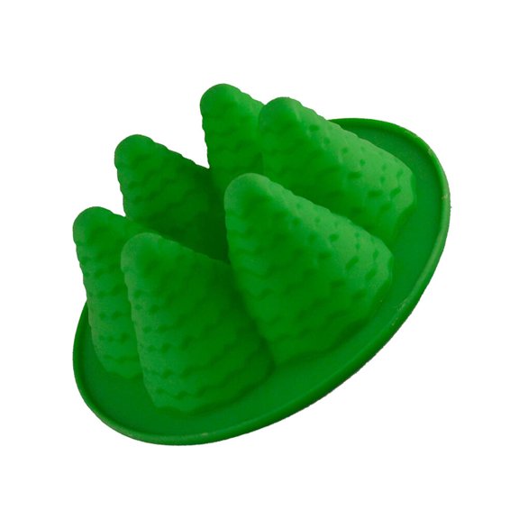 RENACLIPY Easy to Use Green Christmas Tree Cake Stencil for Decorating Cakes and Fondant